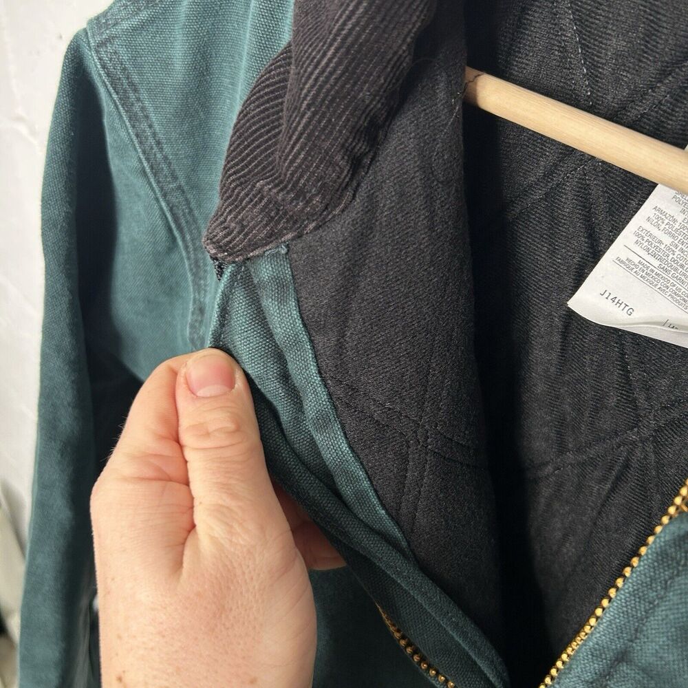 Vintage Carhartt Quilted Santa Fe Jacket “Hunter Green” J14HTG - Picture 12 of 13